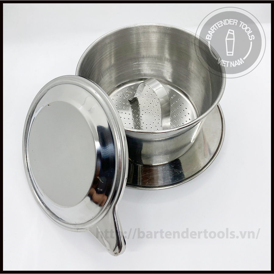 Bộ phin pha cà phê inox - thủy tinh  100g