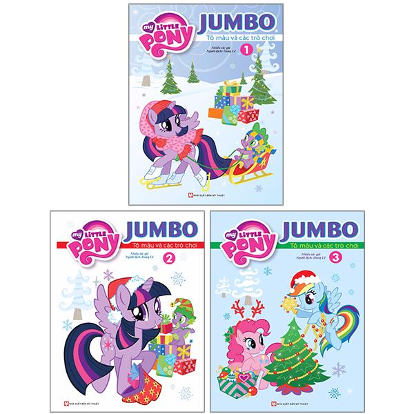 Bộ Sách My Lititle Pony - Jumbo Tô Màu Và Các Trò Chơi - Tập 1,2,3