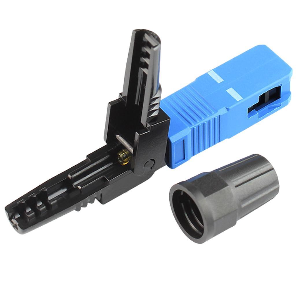 Optic Fiber Quick Cold Connector FTTH SC Singlemode Fast Connector 56mm
