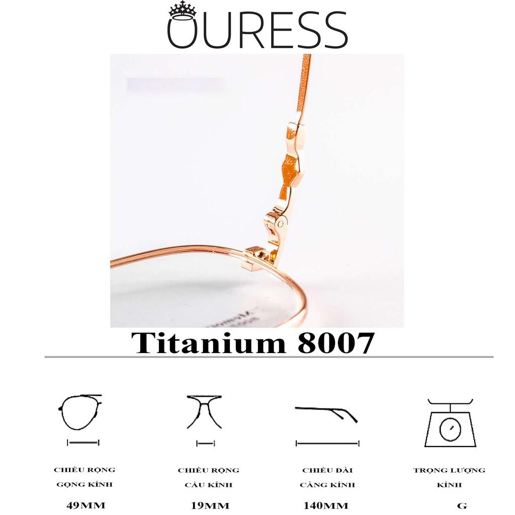 GỌNG KÍNH TITAN MMR CHẤT LIỆU CAO CẤP SIÊU NHẸ SIÊU BỀN – 8007