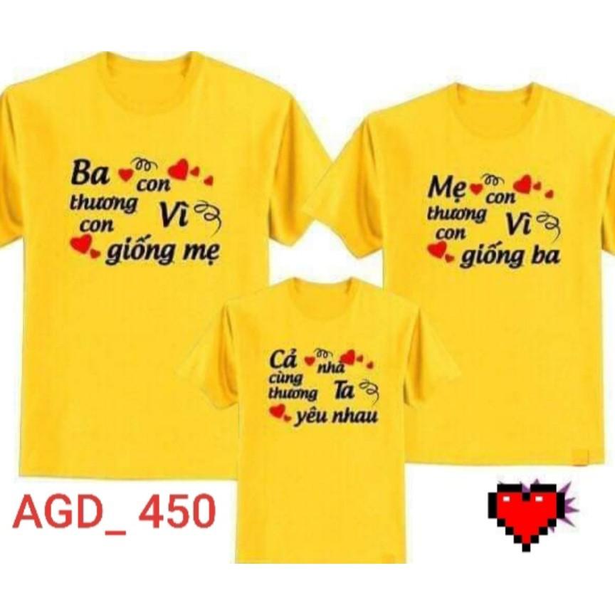 Áo gia đình cả nhà thương nhau_ MÃ AGD 450