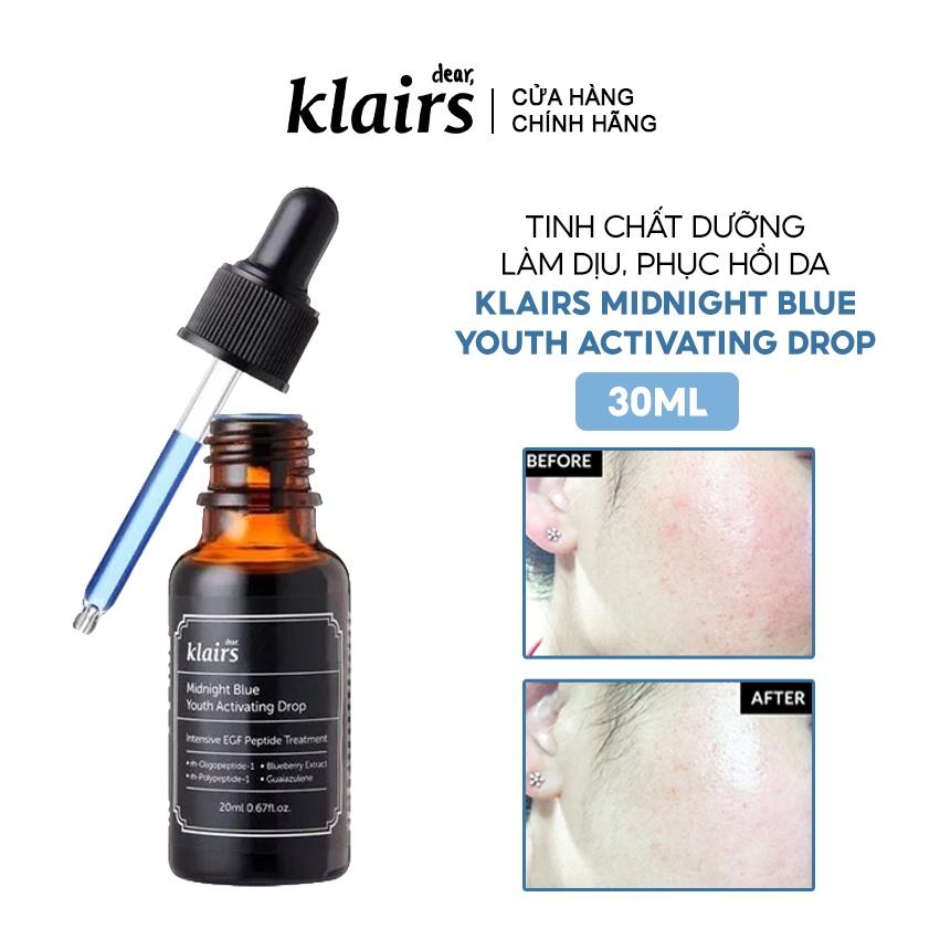 Tinh chất dưỡng da căng mịn Dear Klairs Midnight Blue Youth Activating Drop Hàn Quốc 20ml