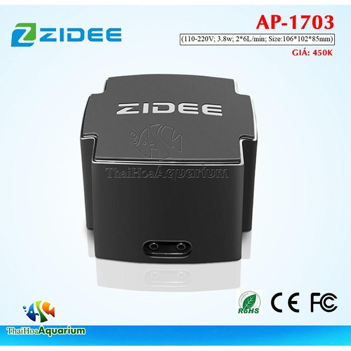 MÁY SỦI ZIDEE ZD-AP1703 3.8W SIÊU ÊM THÍCH HỢP CHO BỂ TỪ 5-80L