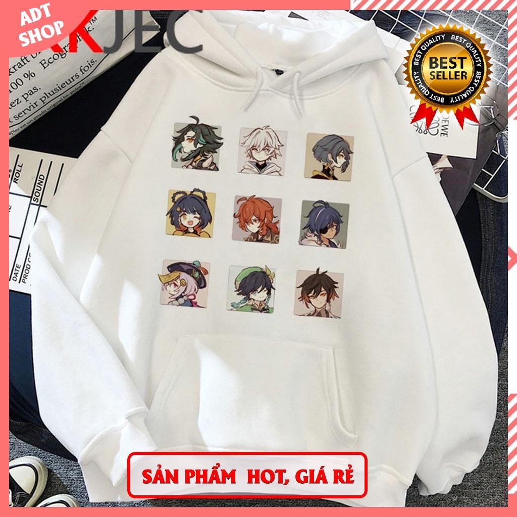 Áo Hoodie in hình Genshin Impact Anime độc đẹp giá rẻ