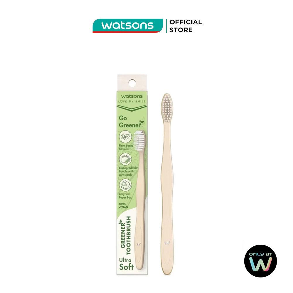 Bàn Chải Đánh Răng Watsons Greener (Gentle Soft) 1 Cái