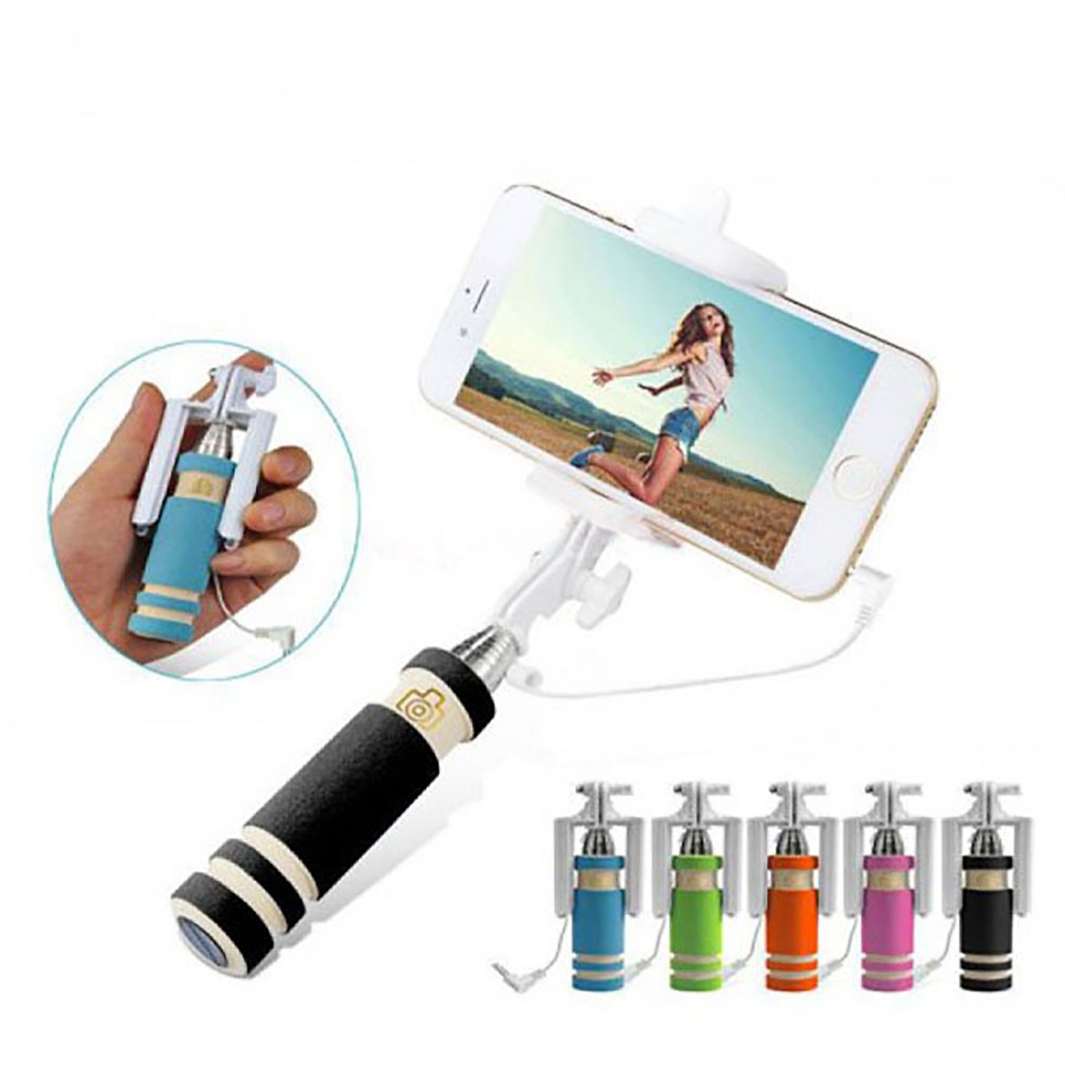 Gậy chụp hình selfie Mini - Hàng Nhập Khẩu