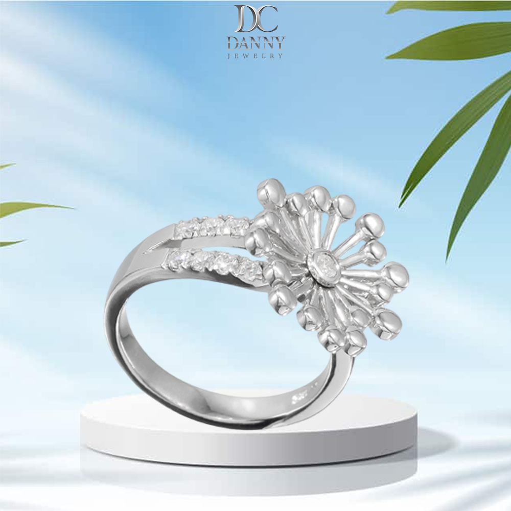 Nhẫn Nữ Bạc 925 Danny Jewelry Xi Bạch Kim Đính Đá CZ KI4GZ028 - Ni 12