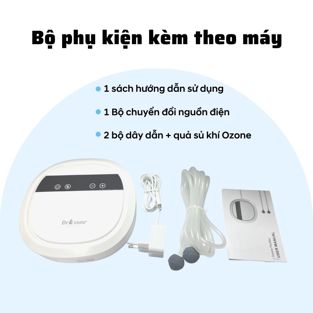 Máy khử độc thực phẩm ozone Drzone Ozone is Life 400mg O3/h khử độc khử trùng đa năng - Hàng chính hãng