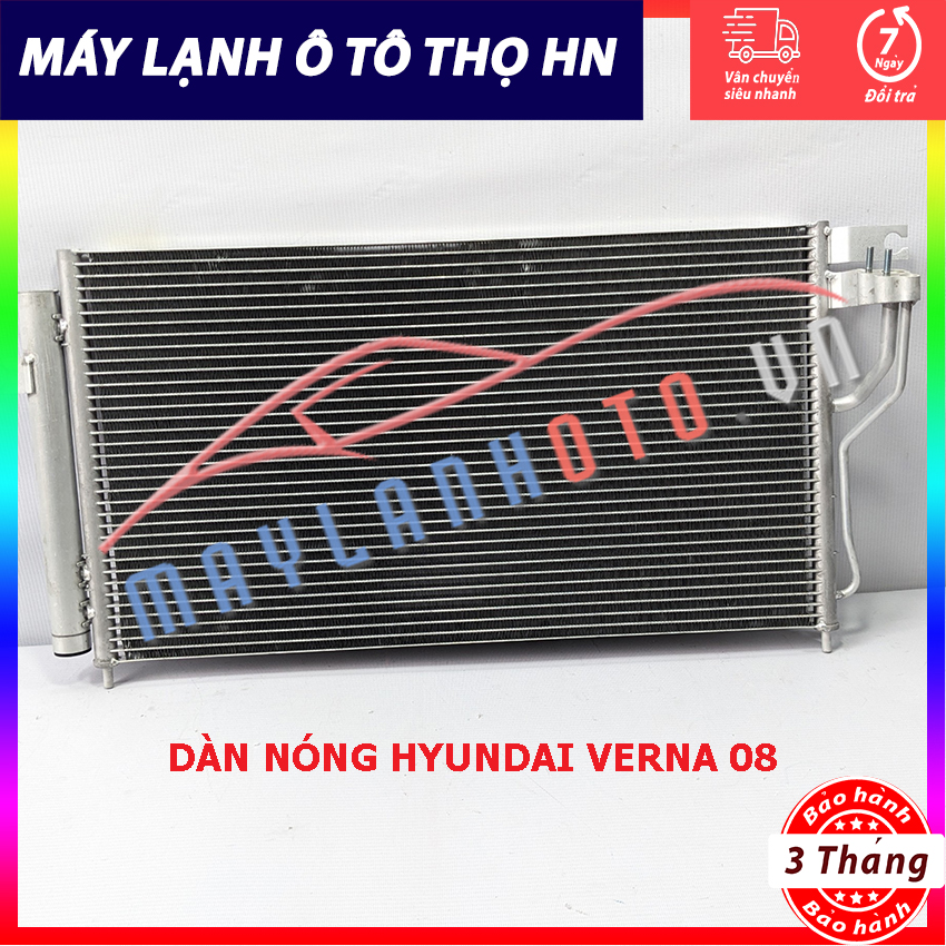 Dàn (giàn) nóng Hyundai Verna New đời 2008 Hàng xịn Hàn Quốc (hàng chính hãng nhập khẩu trực tiếp)