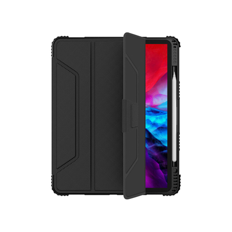 Bao da dành cho iPad Pro 12.9" 2020 NILLKIN Bumper Leather with Pencil Holder - Hàng Nhập Khẩu