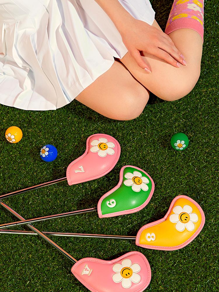 Phiên bản giới hạn Golf Putter Wood Cover Club Bìa bộ bìa bốn mảnh Color: Red