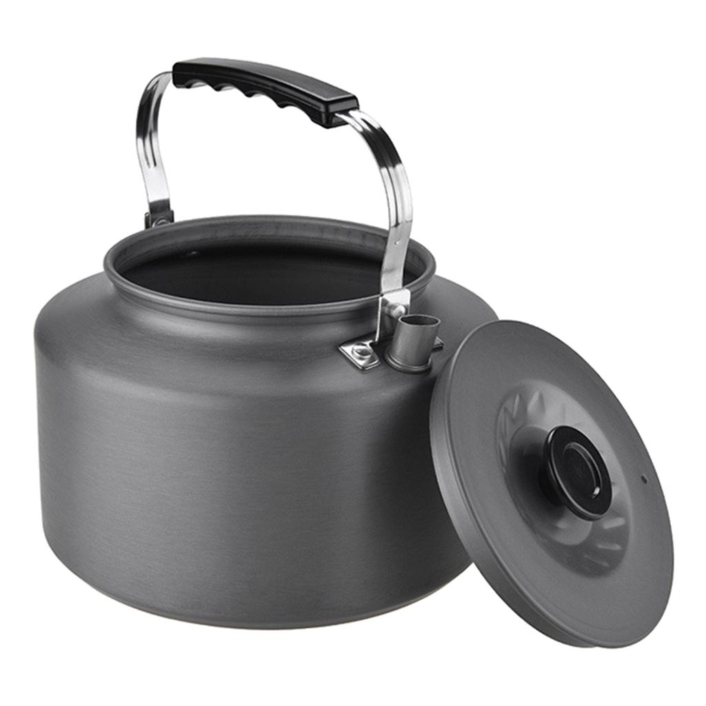 Outdoor 2L Water Kettle Camping Picnic BBQ Teapot Coffee Hhanging Pot