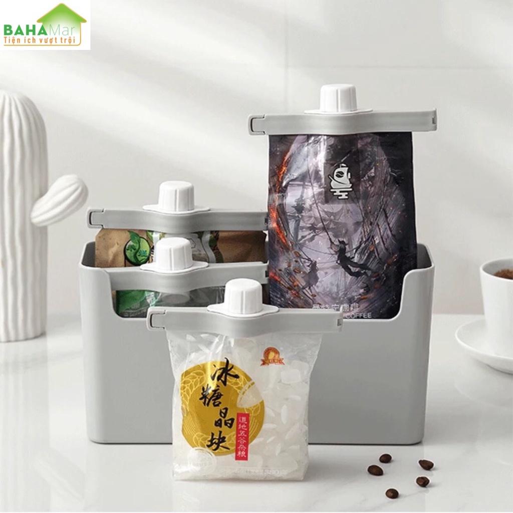 KẸP HÀN KÍN MIỆNG TÚI CÓ VÒI XẢ BẢO QUẢN ĐỒ ĂN - CHỐNG ẨM THỰC PHẨM KHÔ Lý tưởng cho việc tái niêm phong