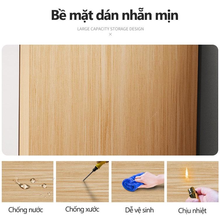 Tủ để đồ nằm ngang nhiều ngăn gỗ MDF nhập khẩu chống ẩm chống xước chắc chắn nhỏ gọn tiện lợi