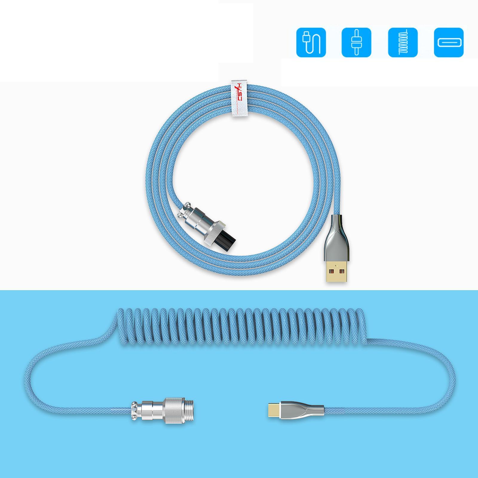 1.8M   USB Keyboard Cable for Gaming Mechanical Keyboard Line