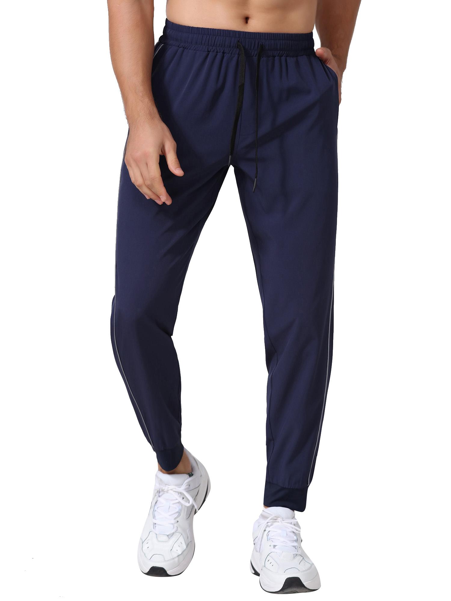 Quần Jogger Nam Quần thể thao có túi có dây phản quang Chạy bộ tập thể thao Người chạy bộ thể thao
