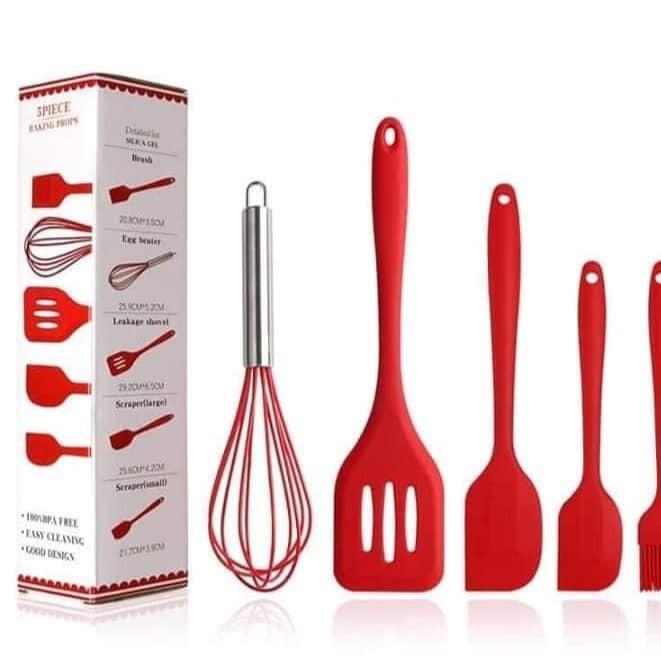 Set silicon phết dầu, phết kem nhào bột, làm bánh...
