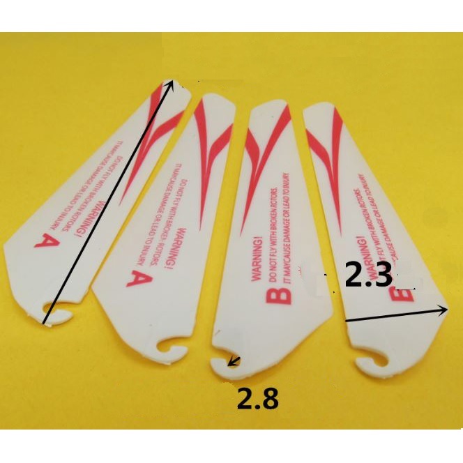 Bộ Cánh quạt dài 9cm dạng móc vào nẹp cánh