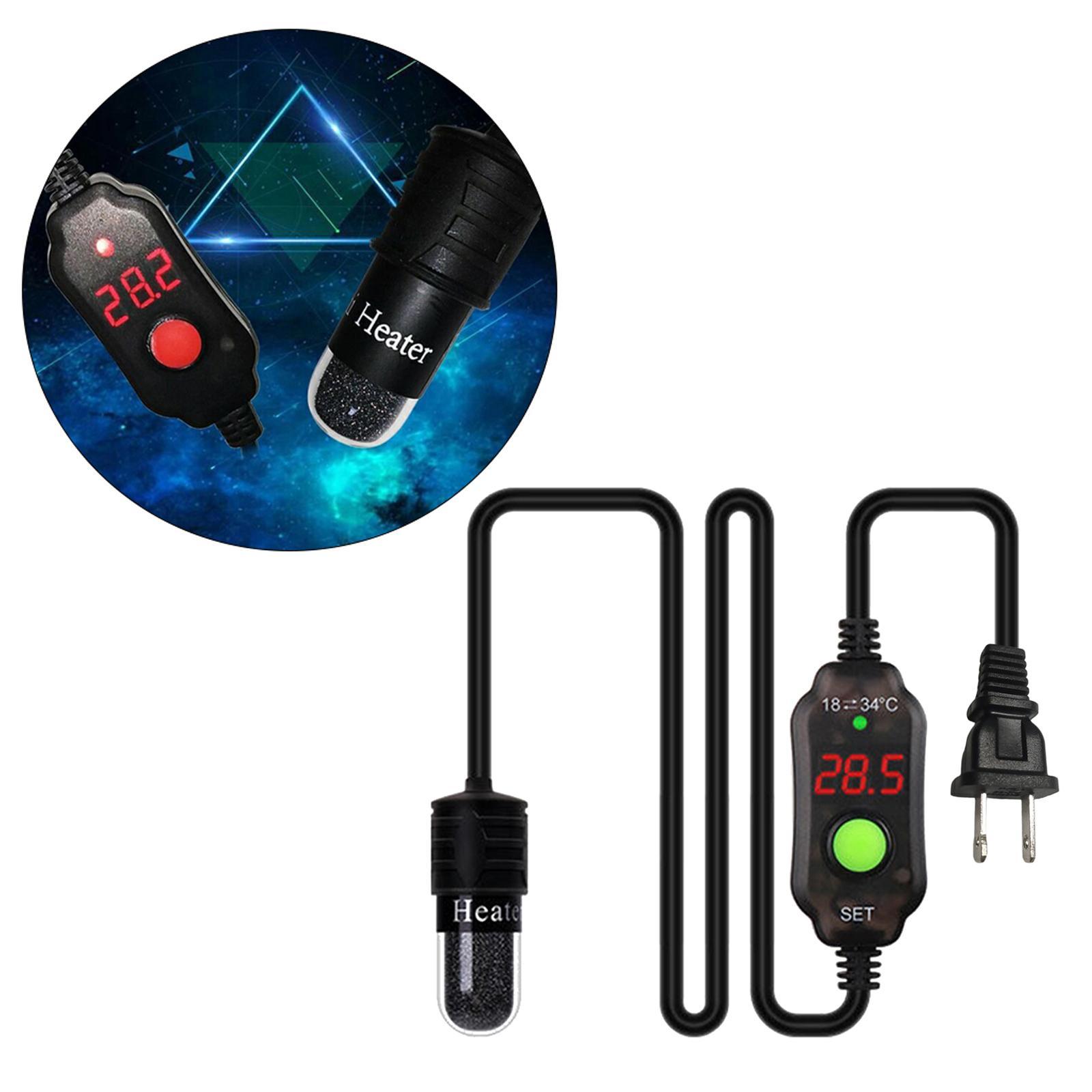 Aquarium Fish Tank Heater Submersible Thermostat Heat Rod for Betta