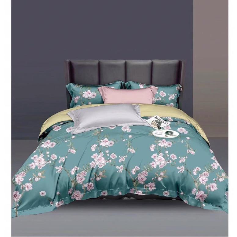 Chăn ga TENCEL THƯ THÁI đủ sizeÔM DÂY KHOÁ nệm 5-27p