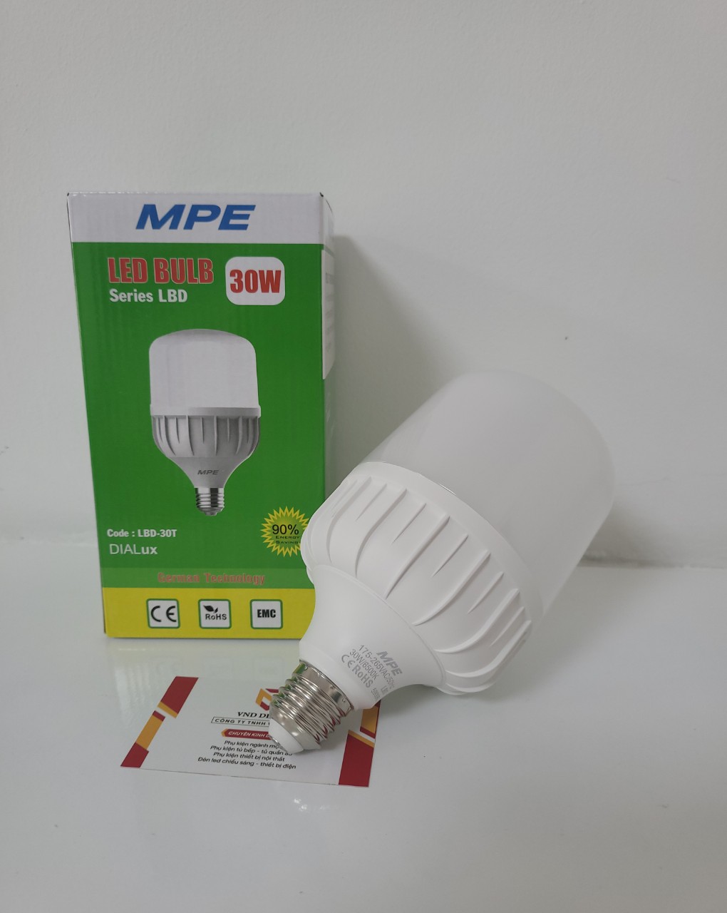 Bóng đèn Led Bulb 30W ánh sáng Trắng - MPE Chính Hãng đuôi E27, Đèn led trụ siêu sáng, Led Bulb trụ 30w ánh sáng trắng đuôi E27