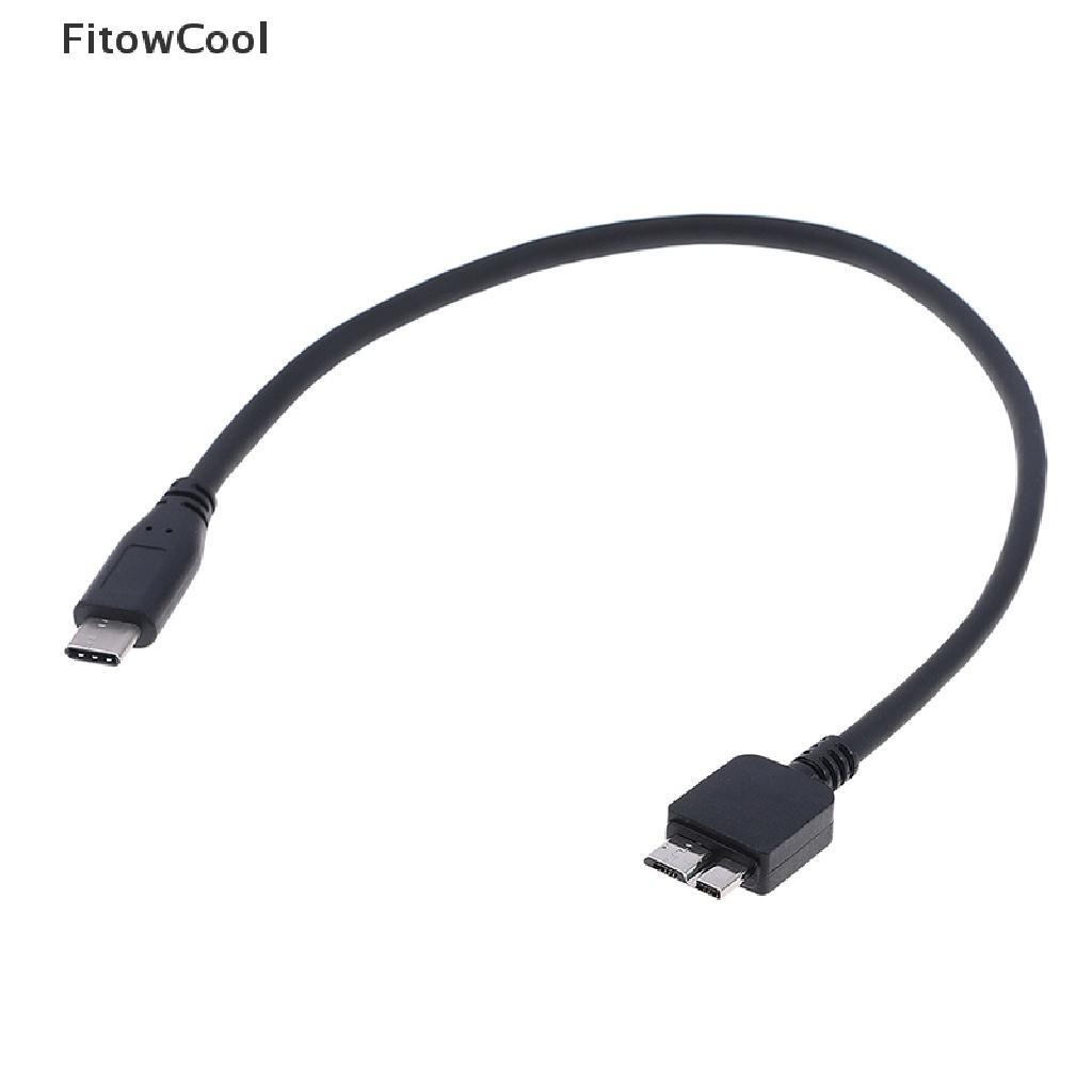 Dây cáp chuyển đổi từ USB C sang Micro USB Type C sang Micro USB dài 30cm dành cho ổ cứng hdd