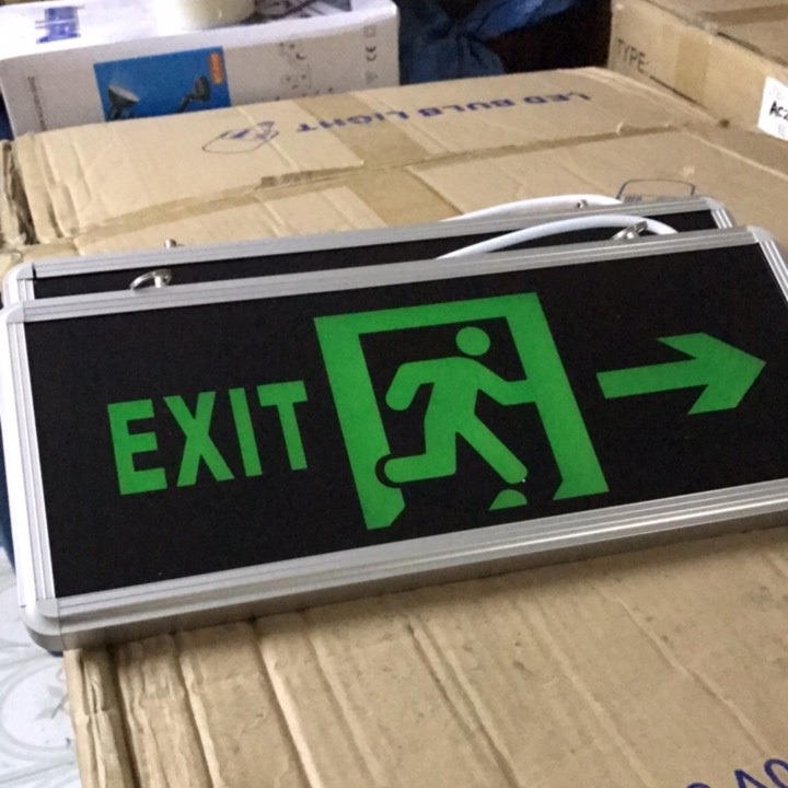 Đèn Exit lối thoát hiểm 1 mặt 2 mặt mắt ếch