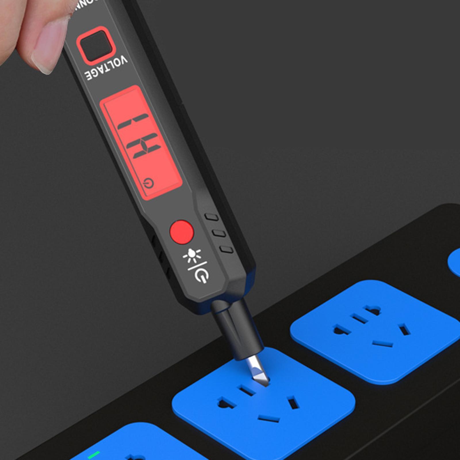 Electronic Test Pencil Test Screwdriver Portable LCD Display 12V-300V  Pen Circuit Tester Tool for Live/Null Wire Judgment