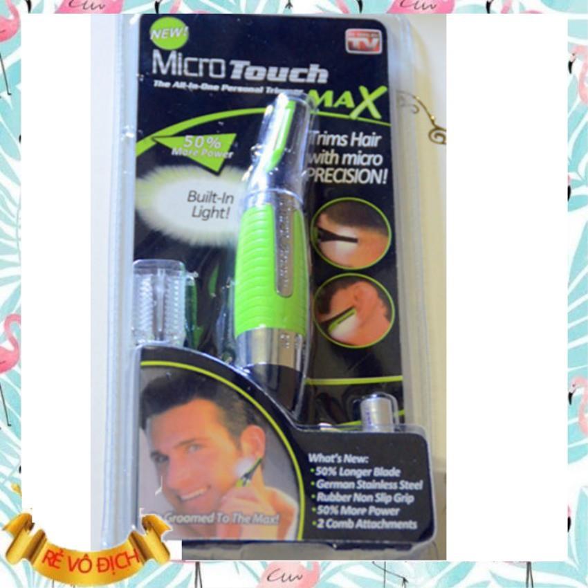 ️FREESHIP️  Máy Cạo Râu Kiêm Cắt Tỉa Lông Mũi Micro Touch Max Gọn Nhẹ- 206175 ️Evoucher️