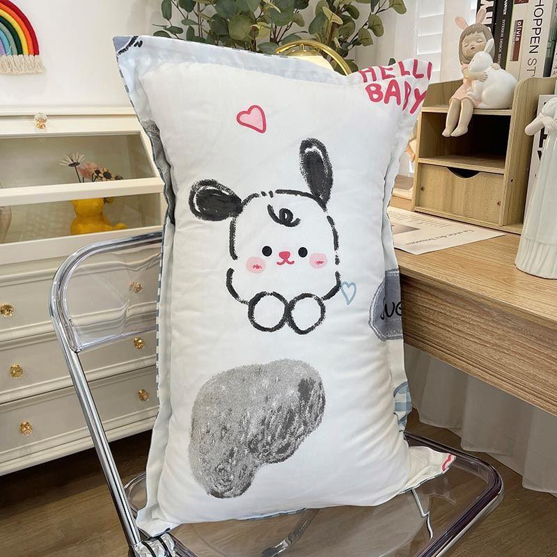 Bộ vỏ chăn ga gối shopquy cotton poly mẫu mới Gấu Xanh Đáng Yêu