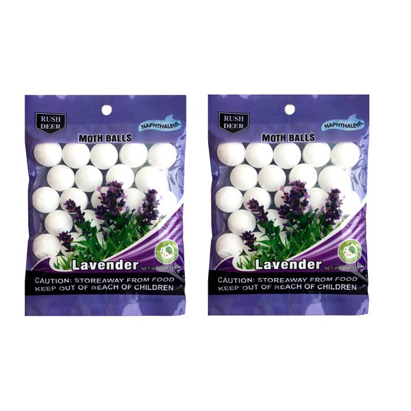 Bộ 2 gói 60 viên băng phiến long não khử mùi,xua đuổi côn trùng 120Gr