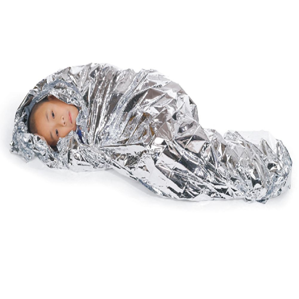 Chăn giữ nhiệt sinh tồn khẩn cấp 1m6 x 2m1 – chống lạnh giữ ấm cơ thể siêu gọn nhẹ Emergency Blanket