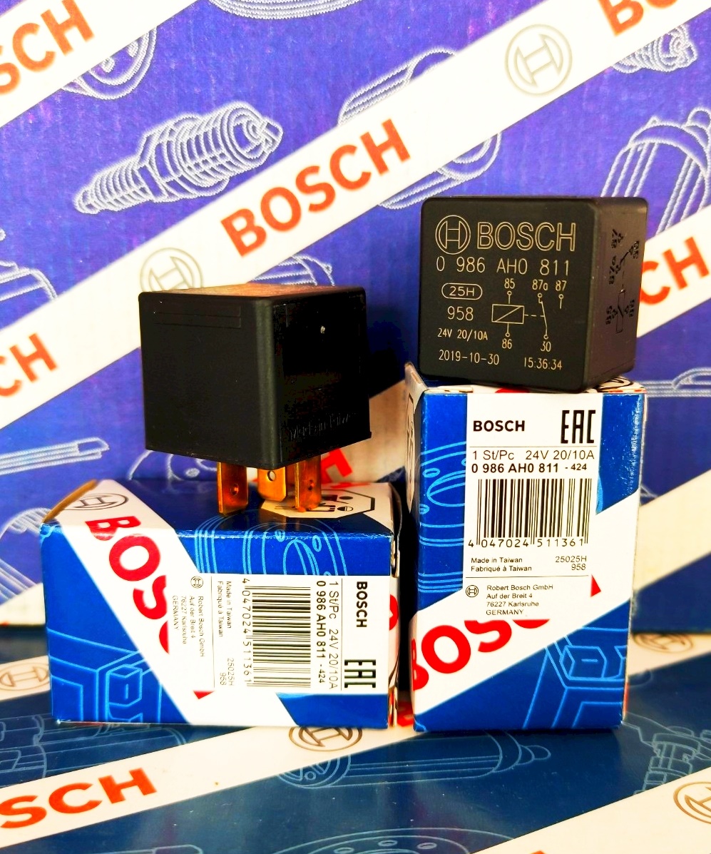 Rờ le Relay Bosch 5 Chân 24V 20A - Dành Cho Xe Tải