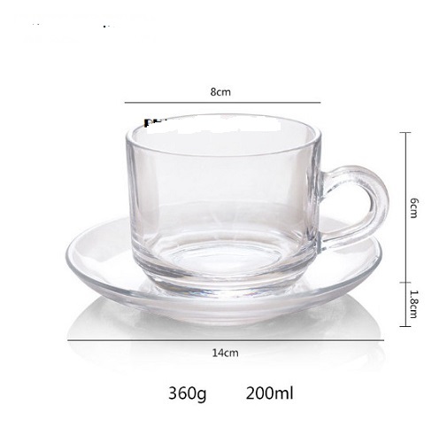 Tách Thủy Tinh Stack Tea Cup 200ml | UNI.324 , Nhập Khẩu Thái Lan