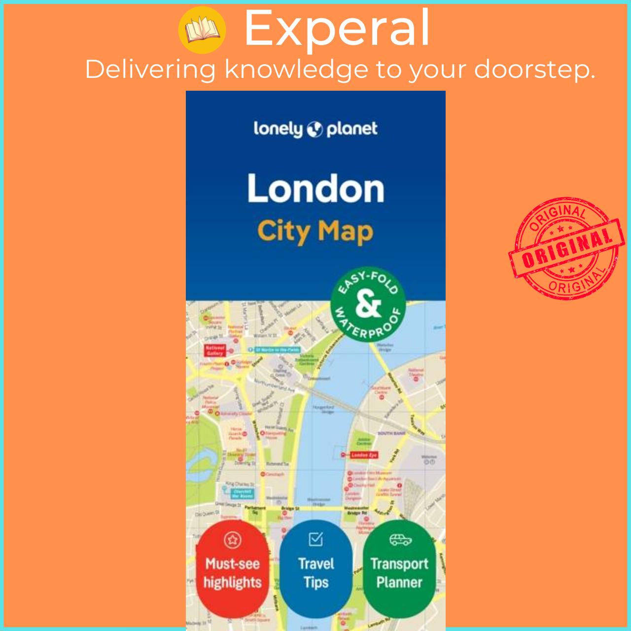 Sách - Lonely Planet London City Map by Lonely Planet (UK edition, paperback)