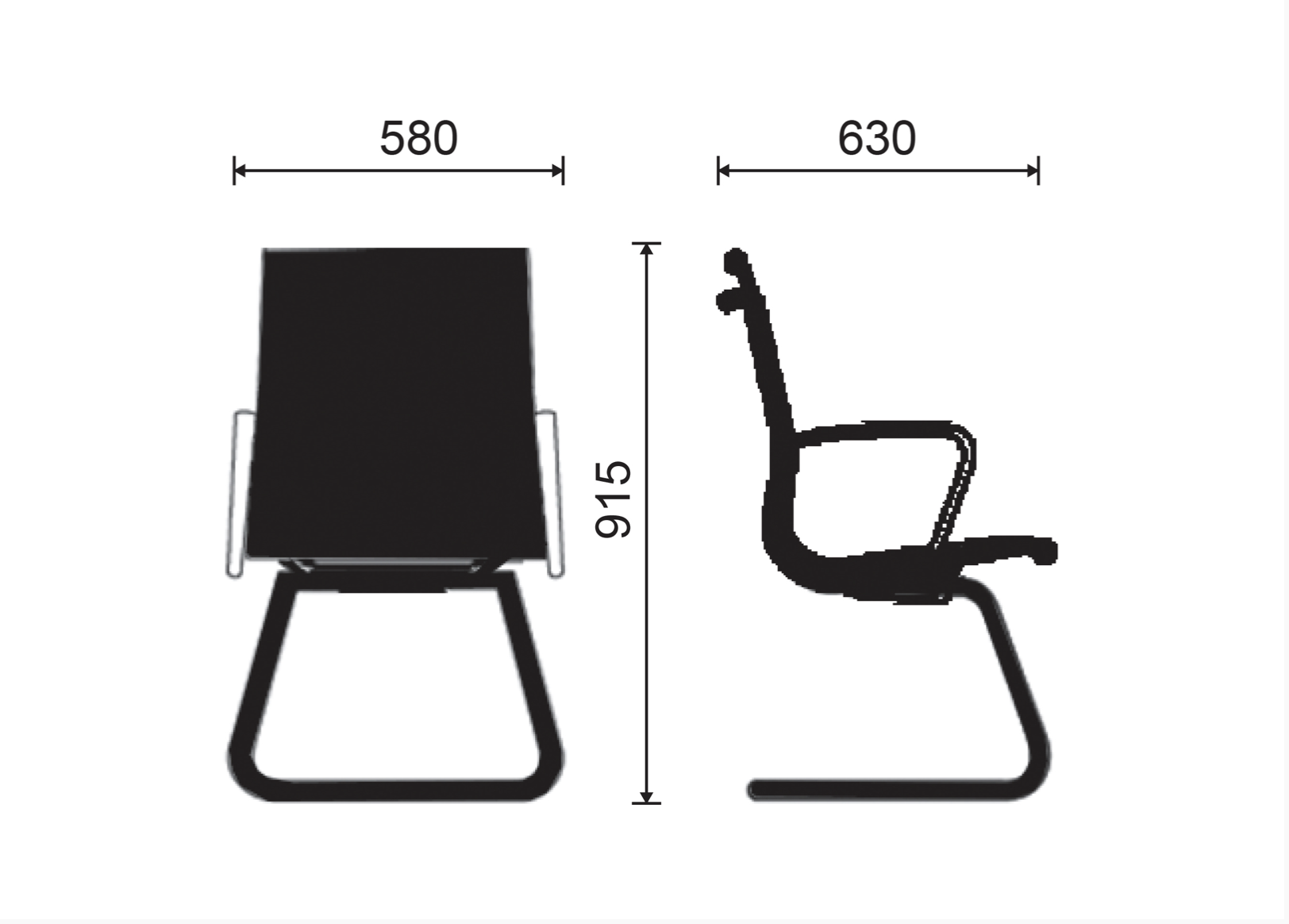 Ghế Làm Việc Chân Qùy AMA-M1007-03