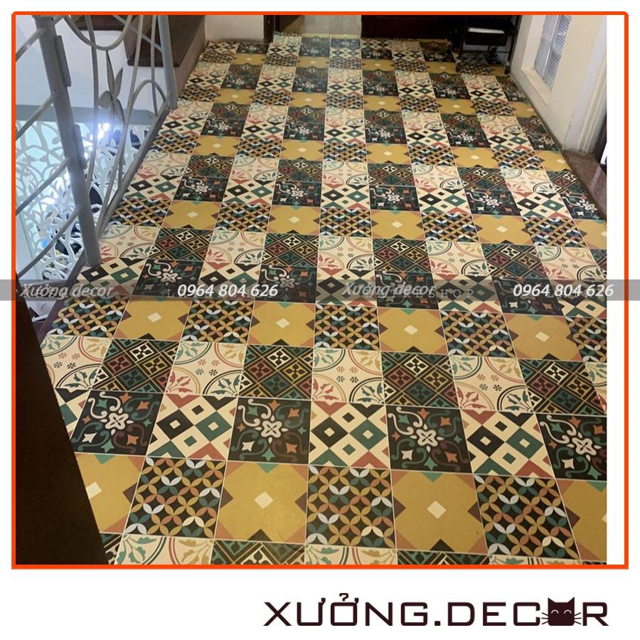Miếng decal dán bếp dán tường nhà tắm decor chịu nhiệt dễ lau chùi đề can loại 1 - Autumn khổ 40x60cm 0014