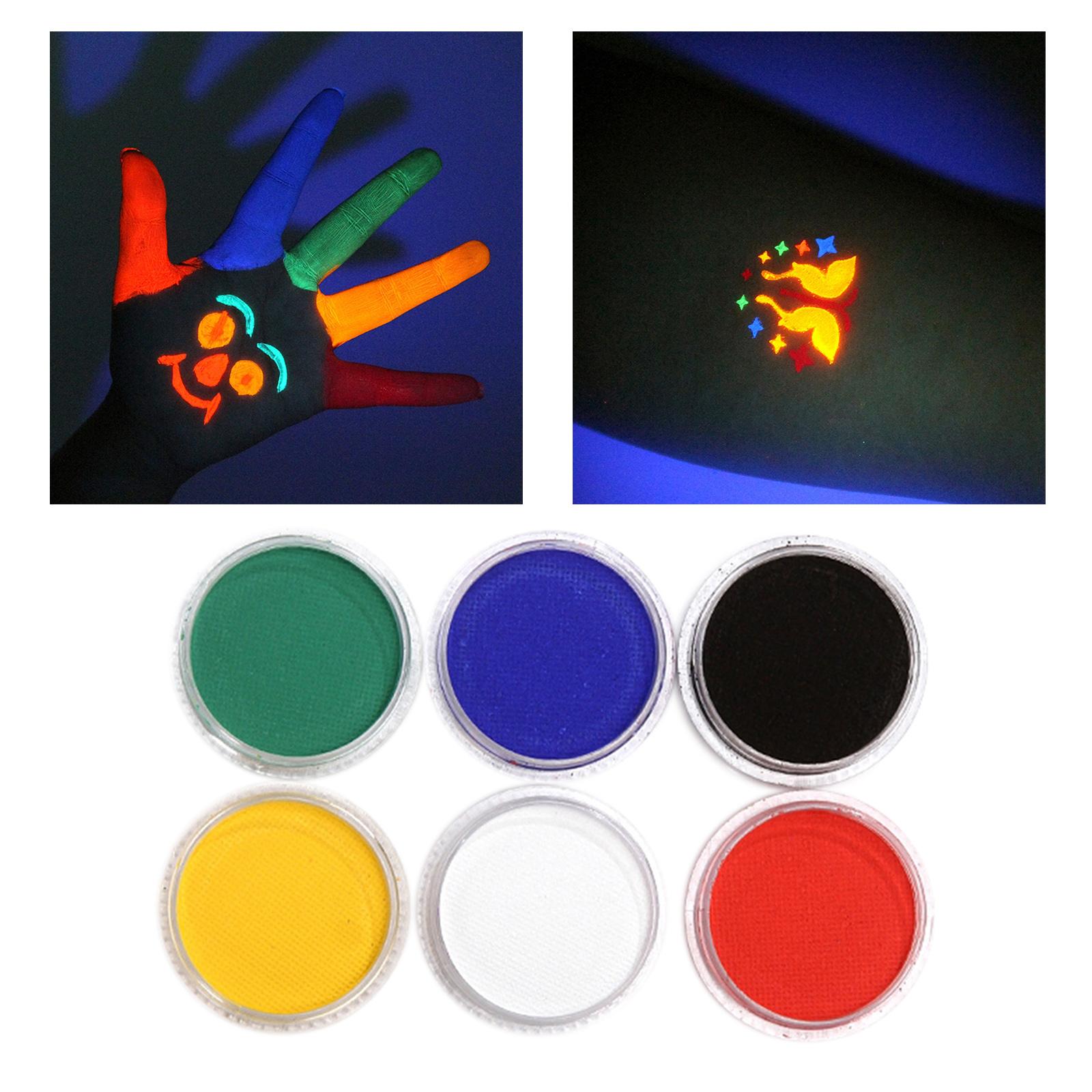 Face Paint Palette Kit 6 Color Body Painting for Adults and Kids