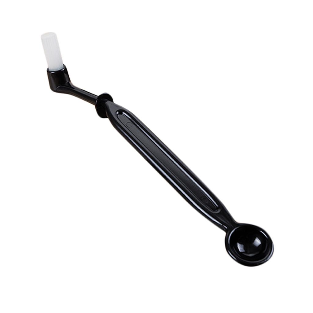 1 piece Espresso Machine Cleaning Brush with Scoop Coffee Maker Filter Cleaning Tool, 22x3.5cm