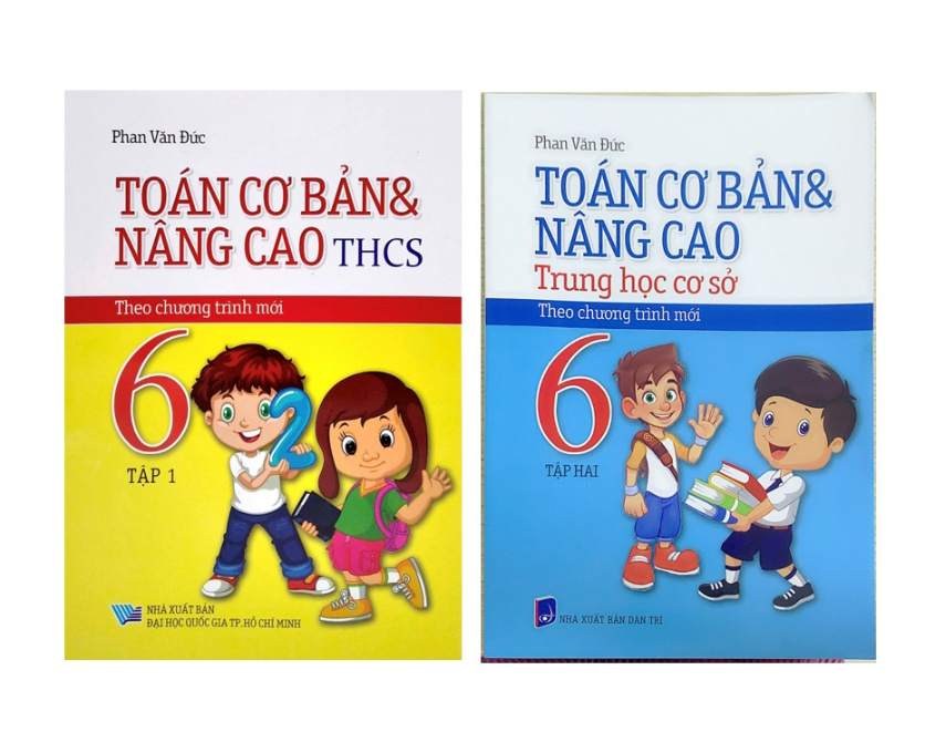 Sách - Combo Toán Cơ Bản Và Nâng Cao THCS Lớp 6 (Theo Chương Trình Mới)