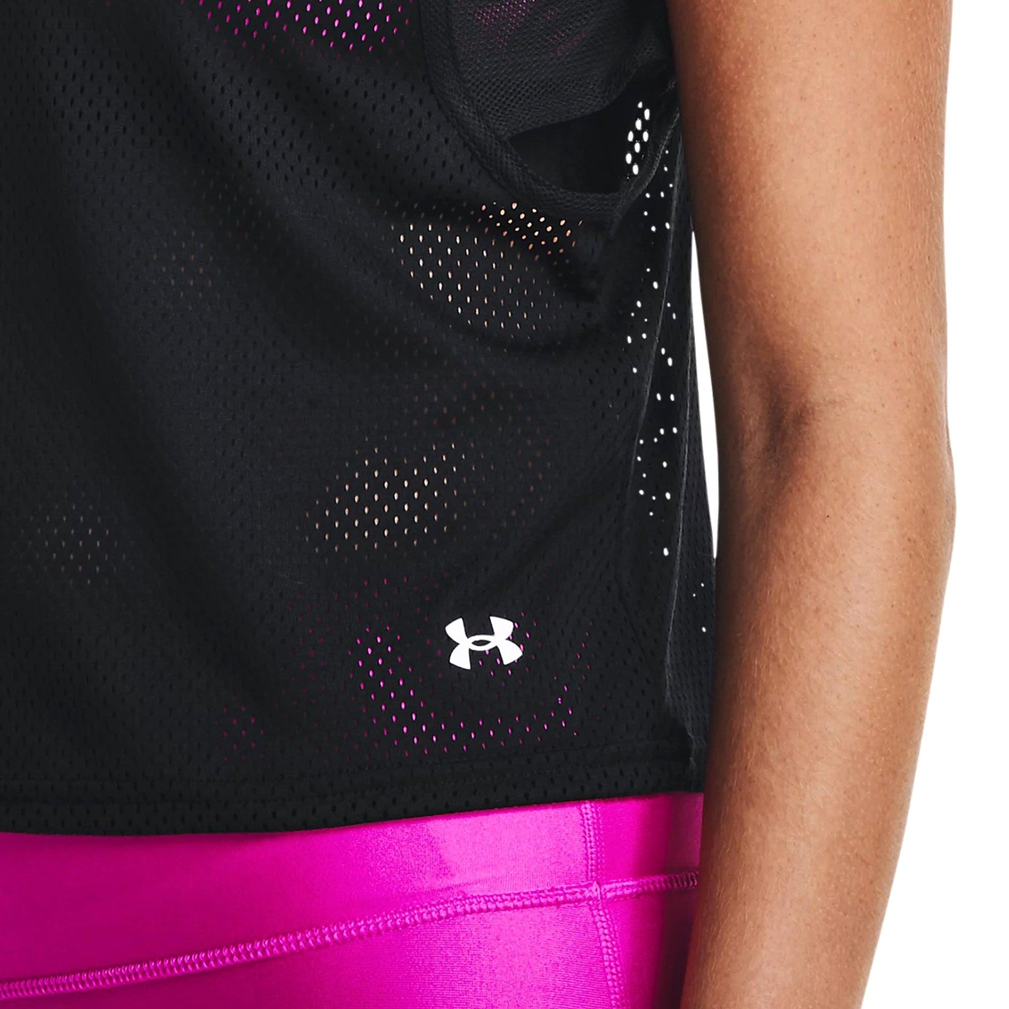 Áo ba lỗ thể thao nữ Under Armour HeatGear Armour Muscle Mesh - 1360835-001