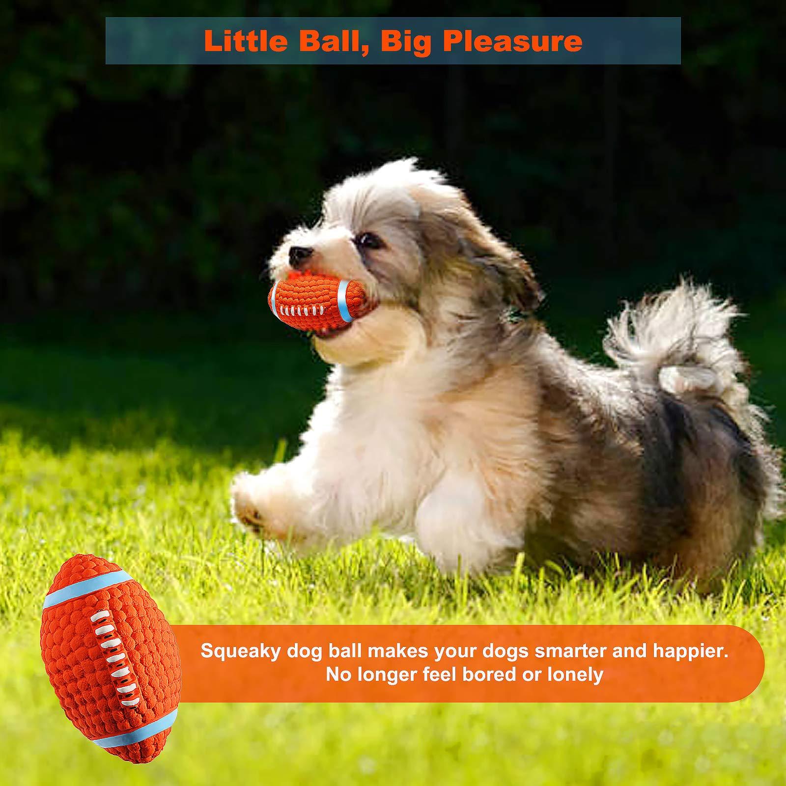 Chó ré lên bóng bầu dục, đồ chơi K bền bỉ mạnh mẽ với đồ chơi chó tương tác cao su không độc hại cho chó nhỏ