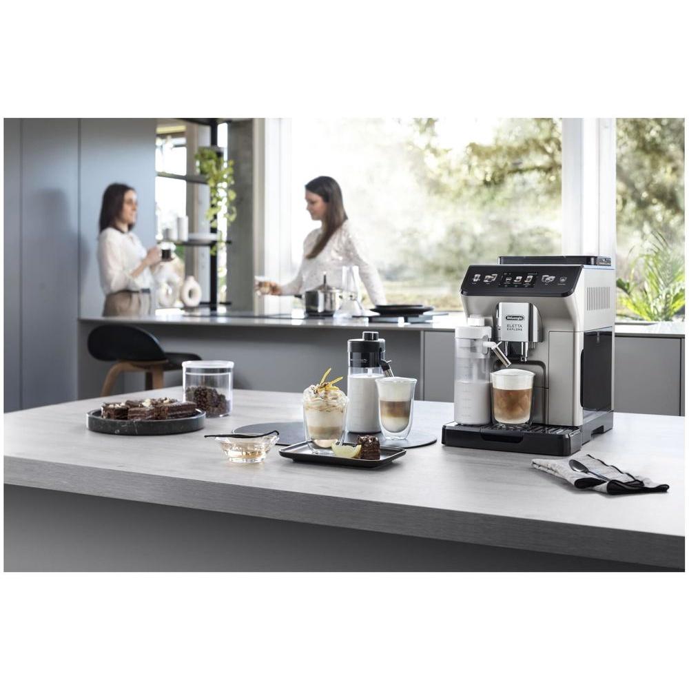 Máy Pha Cà Phê Tự Động DeLonghi ECAM 450.55.S Eletta Explore, Máy Pha Cafe, Espresso, Cappuccino, Nhập Đức, BH 12 Tháng, Hàng Chính Hãng