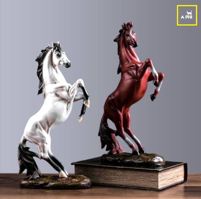 Mô hình ngựa mã đáo thành công trang trí nội thất quà tặng tân gia