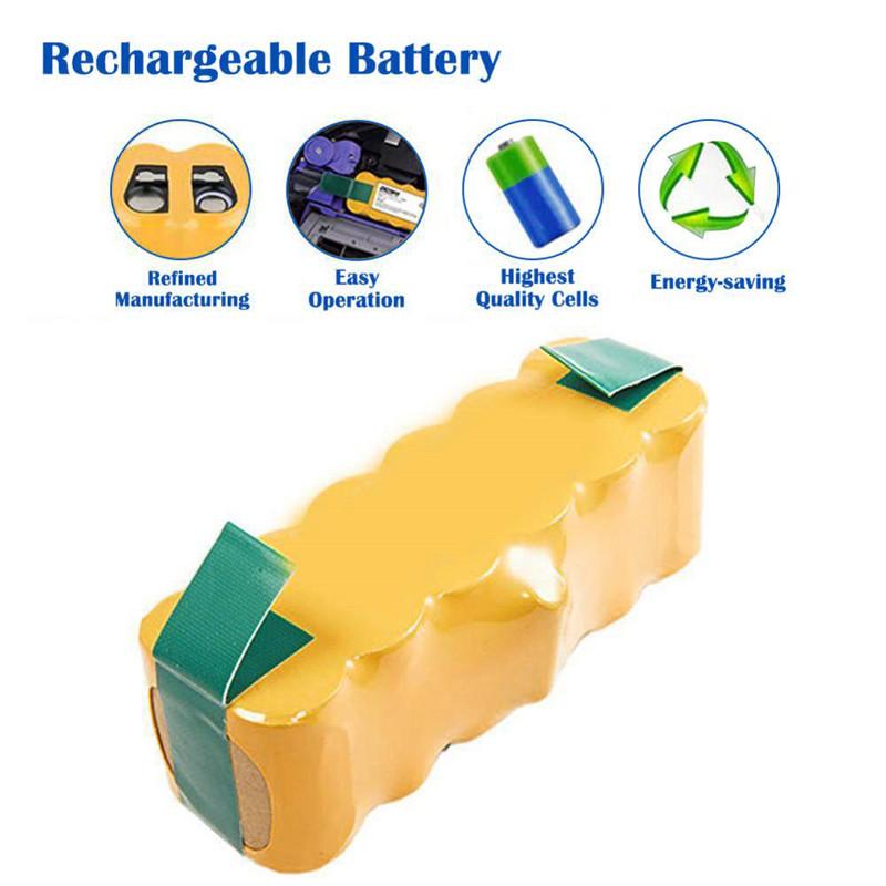 6800mAh Akku Für iRobot Roomba 500 600 700 800 900 580 620 770 780 Dòng pin Ni-MH/ Li-ion 536 555 560 580 Màu pin: 1 Picec NI-MH 5.0Ah