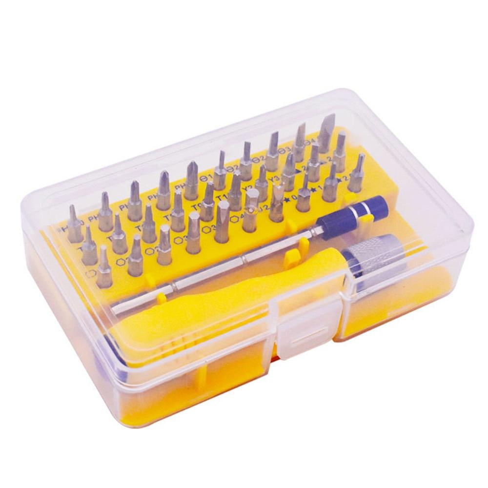32 In 1 Screwdriver Set Precision Mini Magnetic Screwdriver Bits Kit Phone Mobile IPad Camera Maintenance Tool Repair