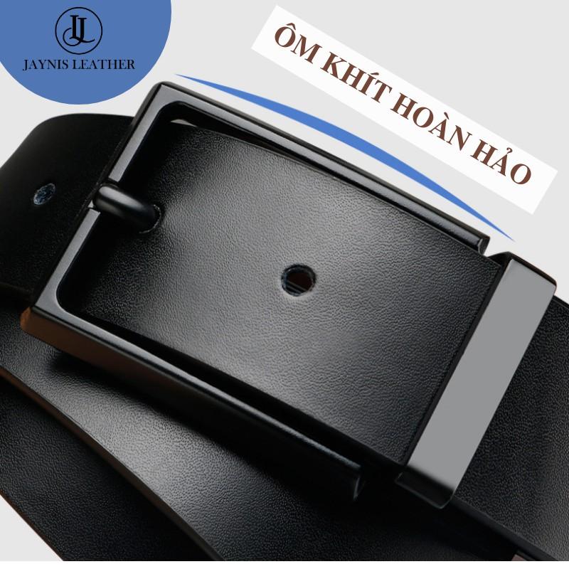 Thắt Lưng Nam Khóa Kim, Dây Nịt Nam Da Bò 100% TLG005