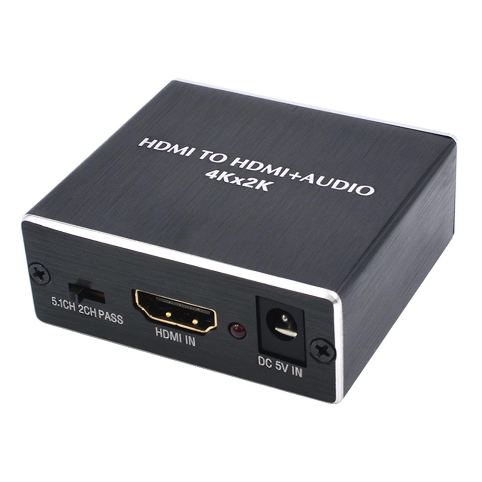 4Kx 2K to Extractor Optical SPDIF +3.5mm Audio Splitter Adapter