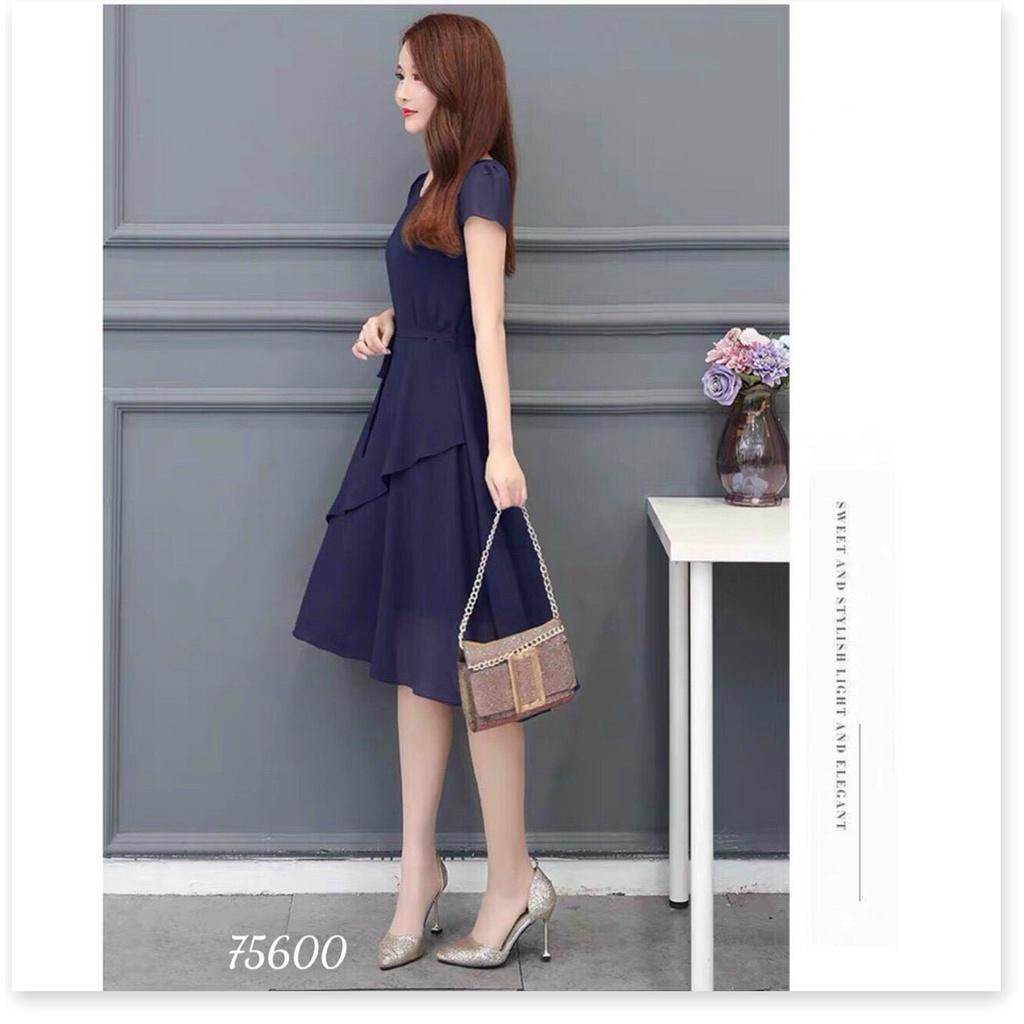 ĐẦM XÒE VOAN CHIFON NỮ CỰC SANG TRỌNG DÀNH CHO CÁC QUÝ CÔ KME FASHION
