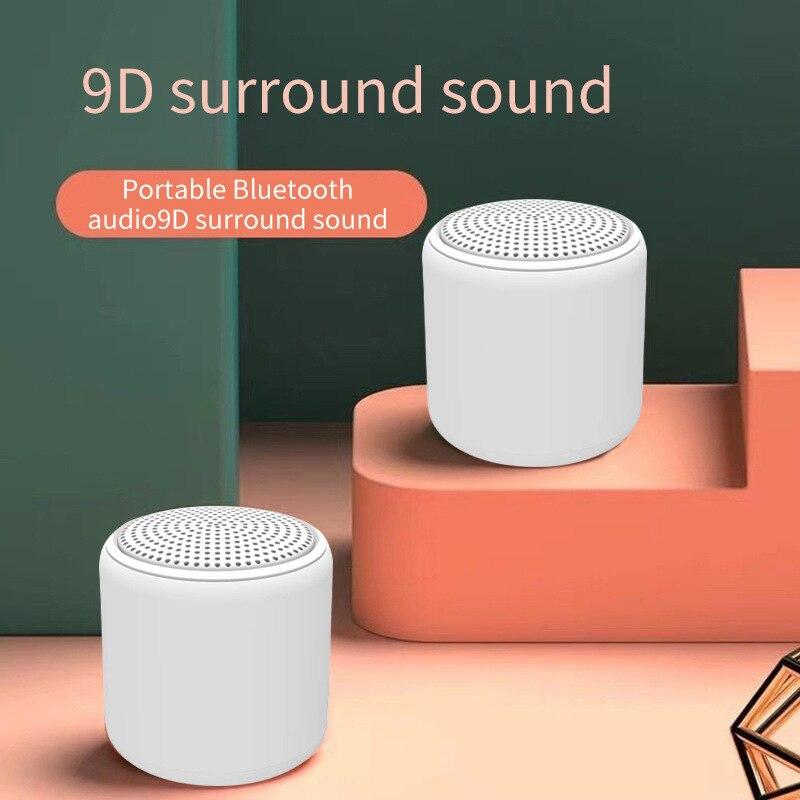 Macaron bluetooth sáng tạo không dây loa ngoài trời thể thao không thấm nước mini bộ sưu tập loa siêu trầm di động nhỏ màu loa: màu trắng mờ